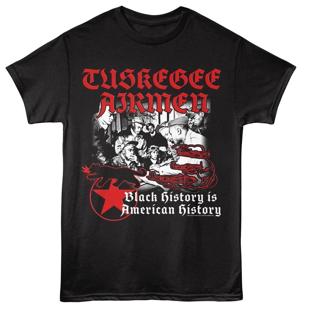 Tuskegee Airmen World War 2 Black History Is American History Men s T shirt 2XL