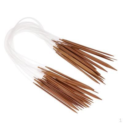 1 Set Made of Smooth Bamboo Circular Knitting