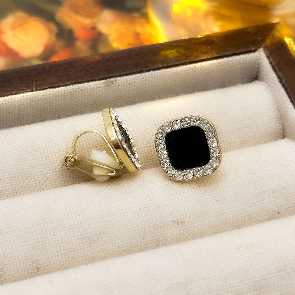 High-End Französische Dreieck Ohrclips ohne Piercing - Damen Einfache, Elegante, Luxuriöse Ohrringe