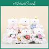 Adorable Bear Plush Toy With Short Pile Fur For Girls Bags And Collectible Decor
