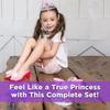 Necklace Crown Princess Dress Up Toys Pretend Play Crystal Shoes Toy Girls Jewelry Toys  Kids Toy