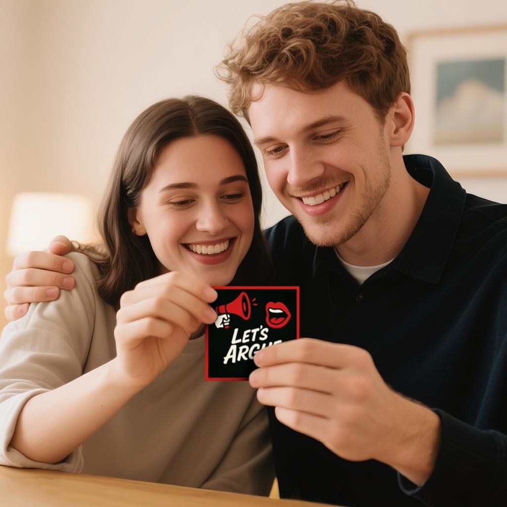 Let's Argue Games - Lasst uns debattieren, diskutieren, Konversation, Partyspiele für Erwachsene - Spielabend-Events für Familie, Paare