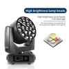 LED DMX Movingheads 19x25w RGBW 4in1 BEE EyE LED Beam Wash Zoom Moving Head Club Concert Bar atmosphereLight