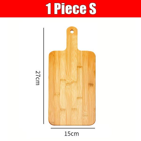 Bamboo Wooden Serving Board for Pizza Bread Steak Kitchen Chopping Boards Rectangle Vegetable Fruit Cutting Board with Handle