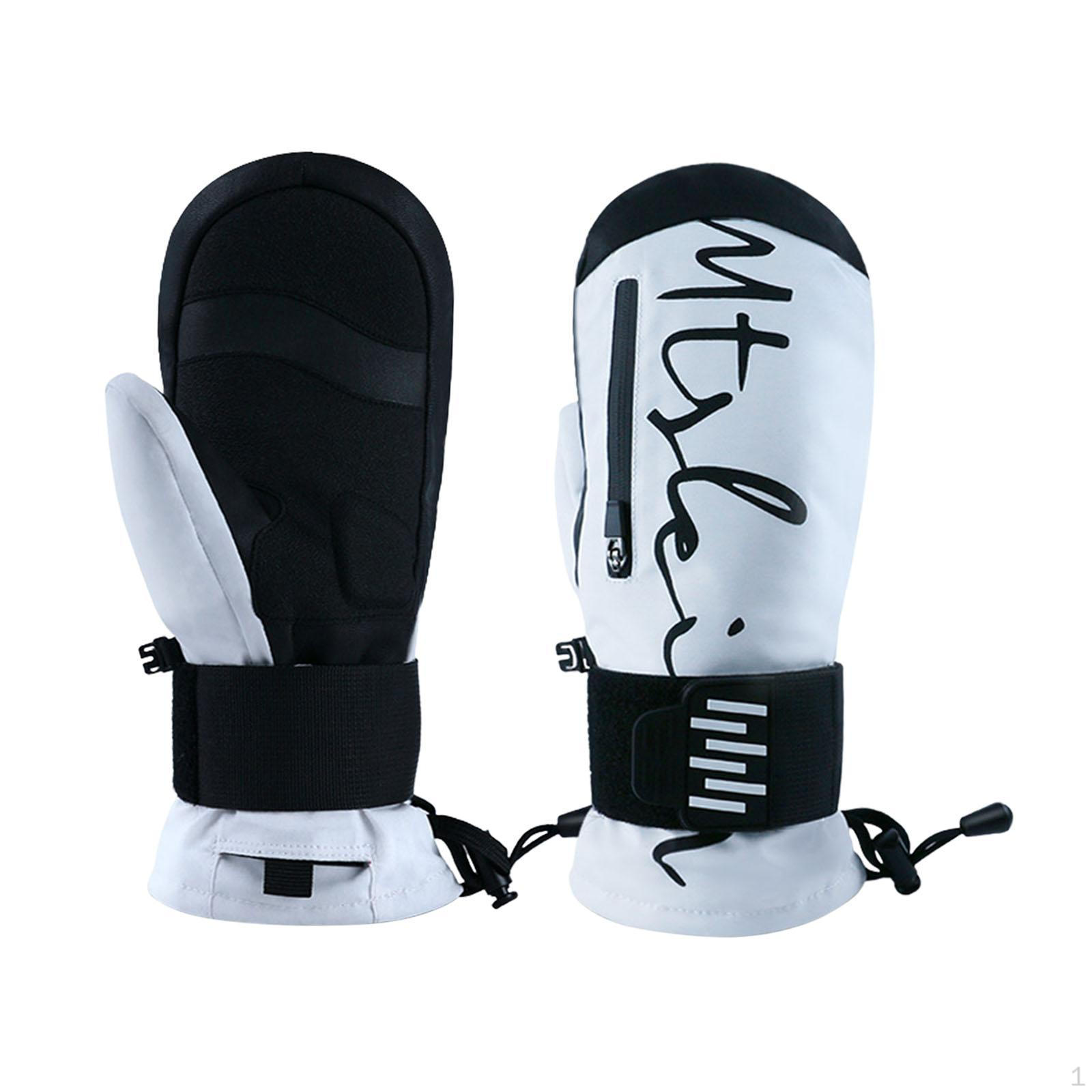 

1 пара лыжных перчаток сохраняют тепло, удобные, зимние, согревающие, для сноубординга, для спорта XL