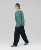 STENDS [M~4Xl] Pigment Long Sleeve Pocket T-Shirt_Green