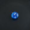 Acrylic 12-Sided Colorful Polyhedral Dice Keychain Ornament