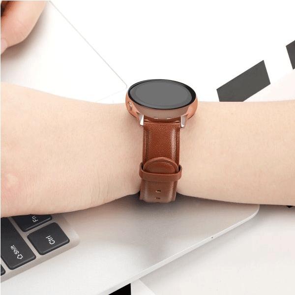 Pasek do Watch 22mm Beline Elegance Brązowy