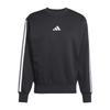 Adidas Mens Essentials 3 Stripes Fleece Sweatshirt