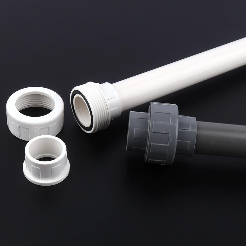 2pcs/lot Outer Dia.32 40mm PVC Pipe Length 50cm 19" Agriculture Garden Irrigation Watering Aquarium Tank Water Supply PVC Tube