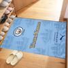 Manchester City Customize Your Name Area Rug Perfect for Balcony Entryway Foyer Living Rooms Anti-slip Rug Decorate Offices Wedding Party Gift