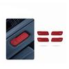 For Zeekr 9X 2025 2026 Door Switch Button Suede Protective Sticker Interior Parts Accessories