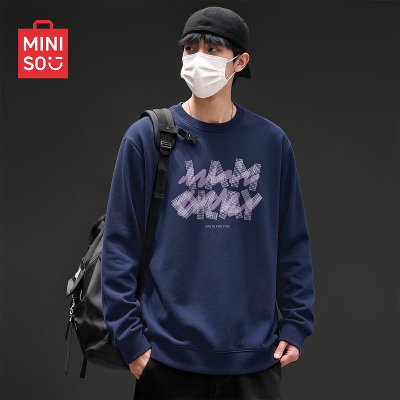 MINISO American Casual Heavyweight Crewneck Sweatshirt