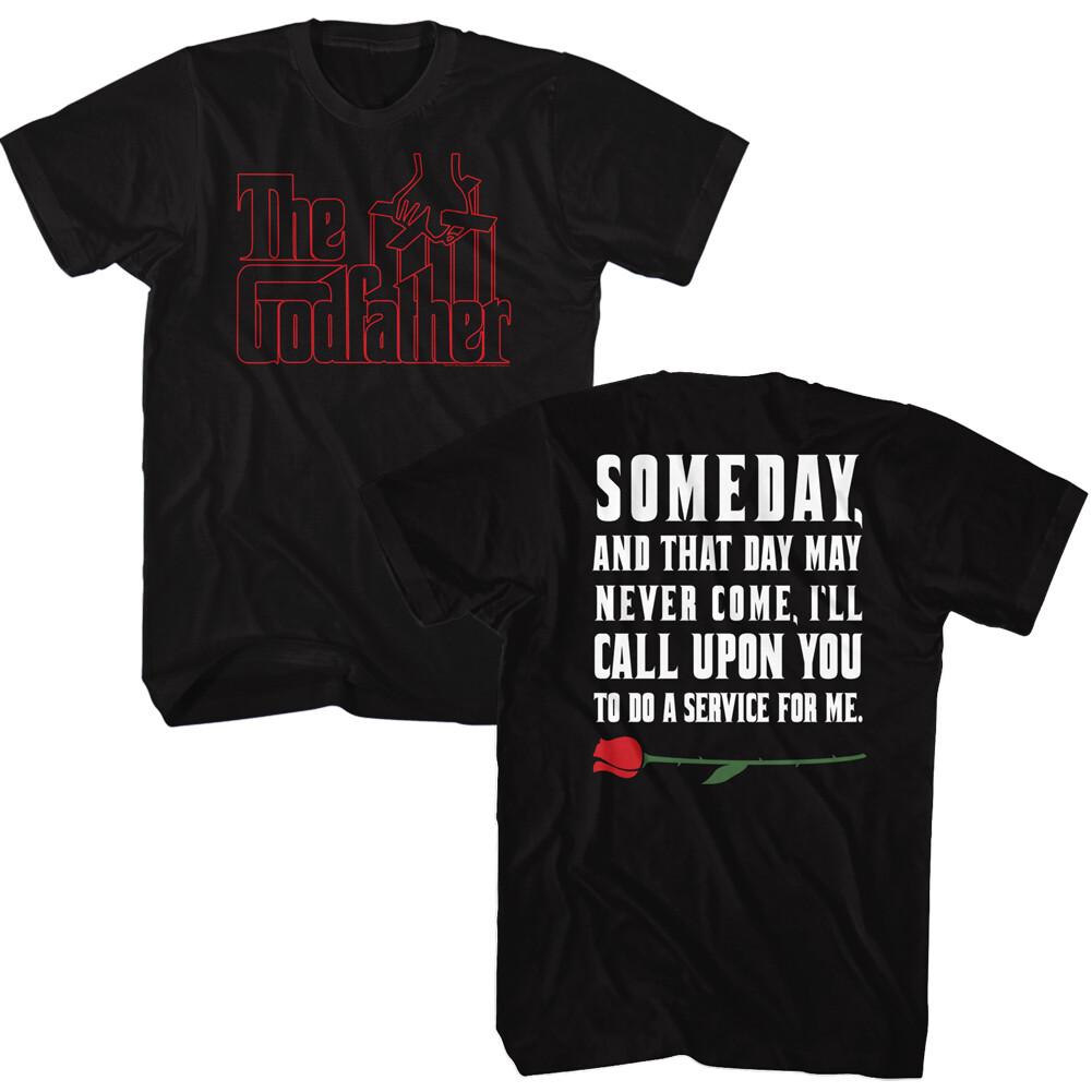 The Godfather Someday I ll Call Upon You To Do A Service For Me Men T Shirt XXL