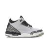 Air 3 Retro BG 'Wolf Grey' (Unisex) Wolf Grey / Metallic Silver-Black Kids' Basketball Shoes 398614 004
