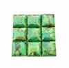 Natural Green Copper Turquoise Cabochons - Square Shape Gemstones, Custom Jewelry Making Stones