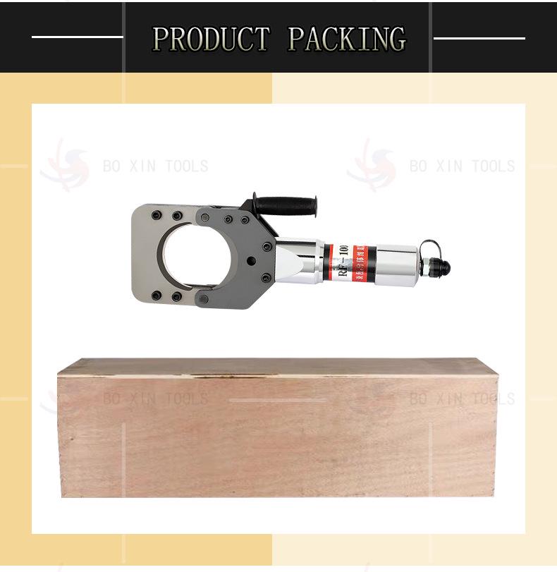 Electric Hydraulic Cable Cutter for Copper, Aluminum, and Armored Cables (Sizes: 55/85/100/120/135mm)