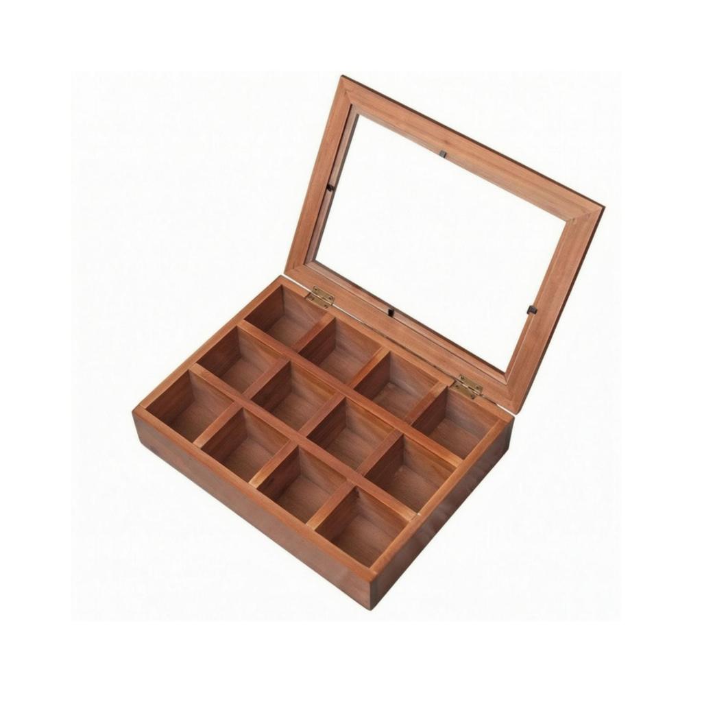 Wooden Jewelry Box Scratch-Resistant for Dressing Area, Living Room