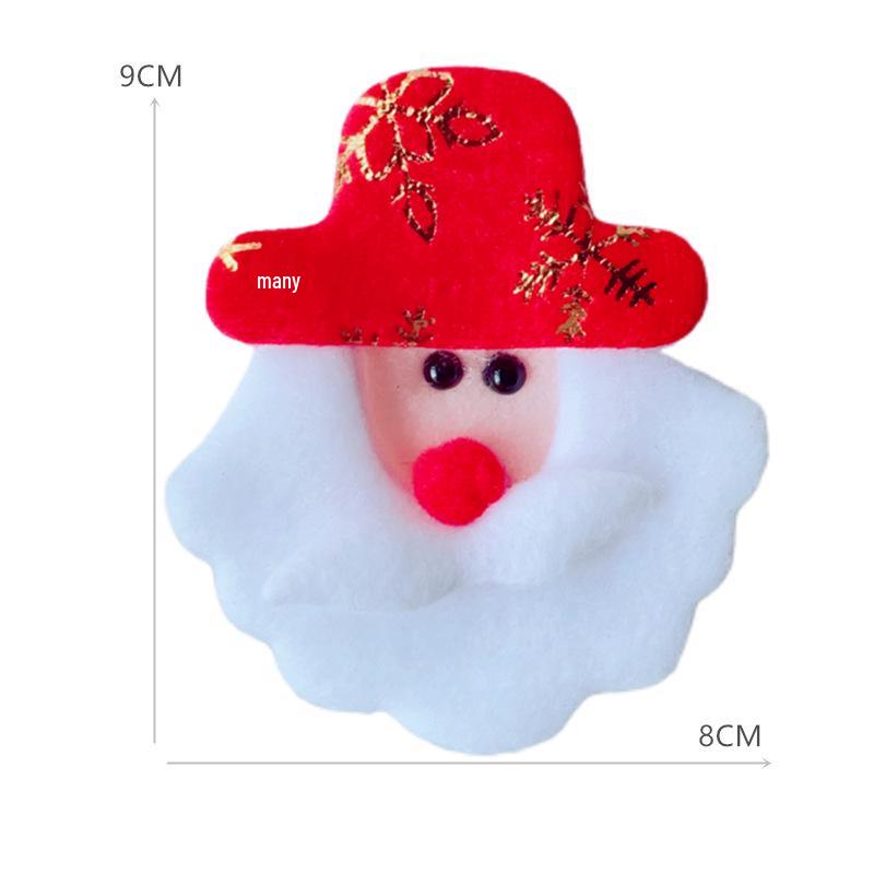 

Мультяшные украшения для торта Деда Мороза - Рождественский праздничный десертный стол