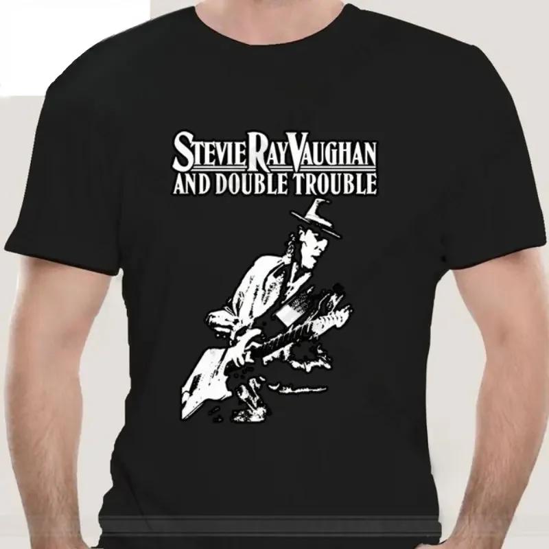 Man Woman Tee Stevie Ray Vaughan Guitar Blues Rock Legend SRV Unisex O-neck Fashion Graphic T Shirts Streetwear Clothing
