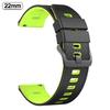 22mm Rubber Strap For Xiaomi watch 5/2 Pro/color 2/S1/2/3/ S4 Sport Mi Watch Bands For HUAWEI/Garmin WATCH Replace Soft Bracelet