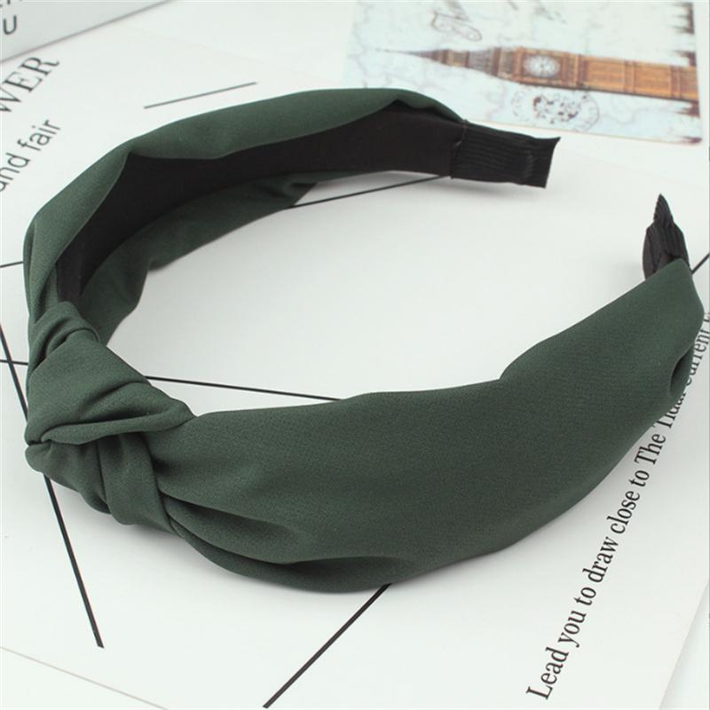 Fashion Solid Fabric Headbands For Women Hair Bands Hoop Girl Headwear Washing Clips Cute Basic Hairbands Hair Accessories