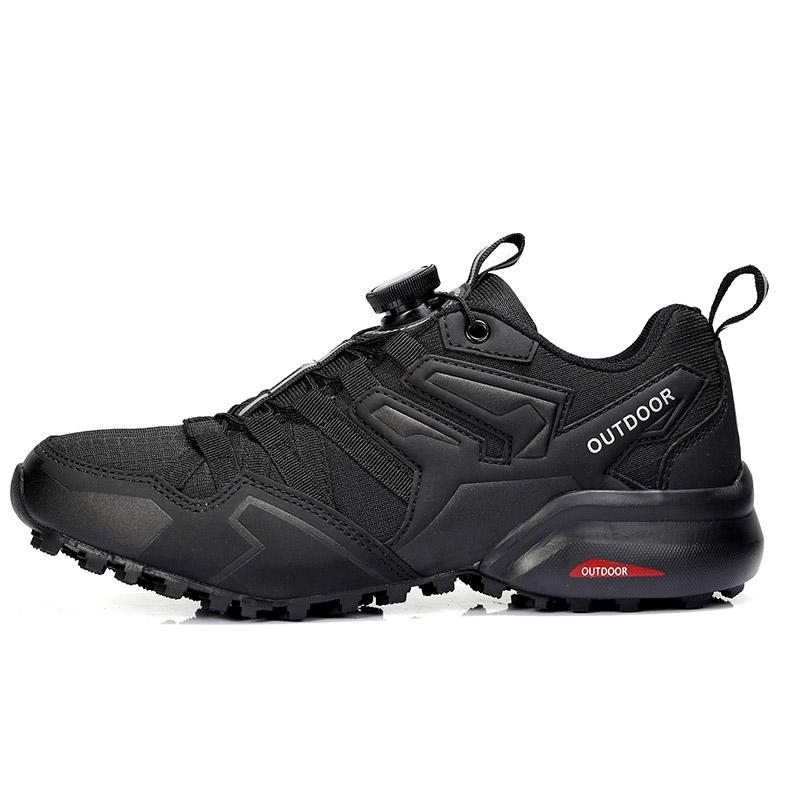 

Men Casual Walking Shoes Anti-slip Low-top Outdoor Flat Sports Shoes Men Lace-up Lightweight Soft Breathable Hiking Shoes Men 40 чорний