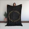 Middle Earth Map Blanket: Velvet Polar Fleece Decor