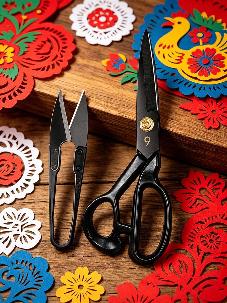Professional Tailor Fabric Shears, Heavy Duty Sharp Dressmaking Scissors for Sewing Cloth Leather Craft Cutting 2