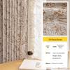 Chu Yang Cream French Jacquard Chenille Blackout Curtains for Living Room and Bedroom - High-End Style Customization