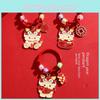 Charming Dragon Year Metal Keychain Creative Cute Bag Pendant New Year Gift
