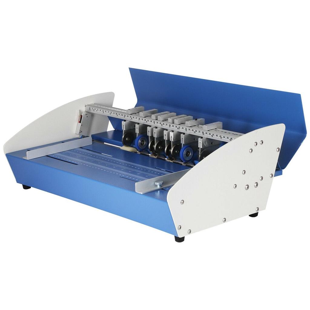 20,5" 520mm Elektrische Rillmaschine 3 in 1 Papierriller Perforierer Ritzer Heavy Duty Metall Elektrischer Ritzer für Papier Karte Buch Rillen