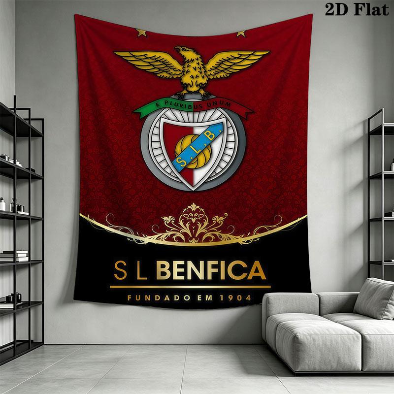 S.L. Benfica  POSTER Wall Hanging Printed Fabric Blanket Decorative Tapestries for Bedroom Living Room Home Decor
