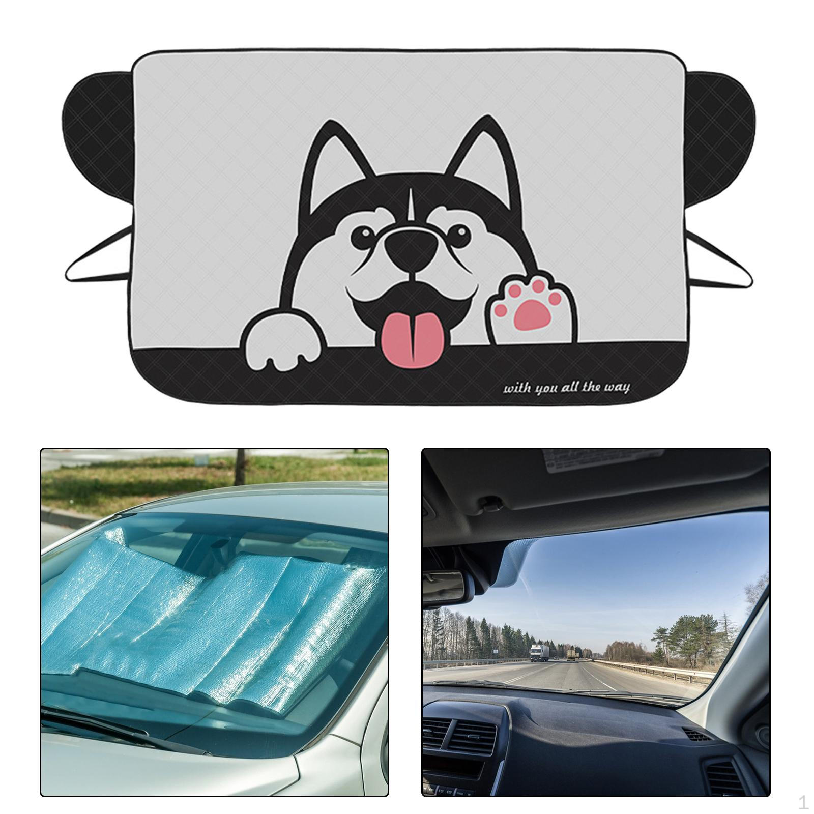 

Car Windshield Cover for Ice and Snow Protective Windscreen Protector Sedan Dog