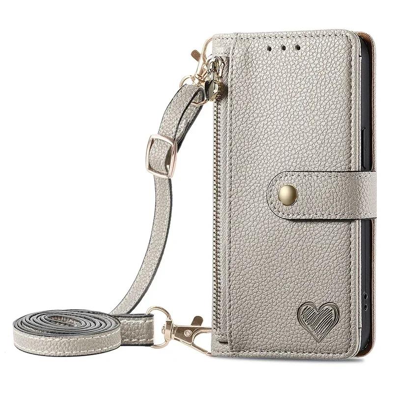 Leather Wallet Case For Samsung Galaxy A14 A24 A34 A54 A13 A23 A33 A53 A12 A22 A32 A52 A72 Coin Purse Cards Solt Holder Cover