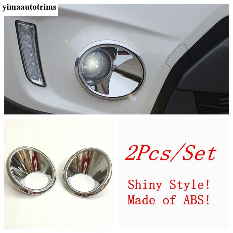 Front Rear Fog Light Frame / Tail Brake Lamp Decoration Cover Trim For Suzuki Vitara Escudo 2015 - 2018 ABS Chrome Accessories