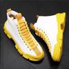 FashionTop Quality Fashion Men's Casual Shoes Leather Platform Boots Men Sneakers Male Man Trending Leisure High Tops Shoes for Men