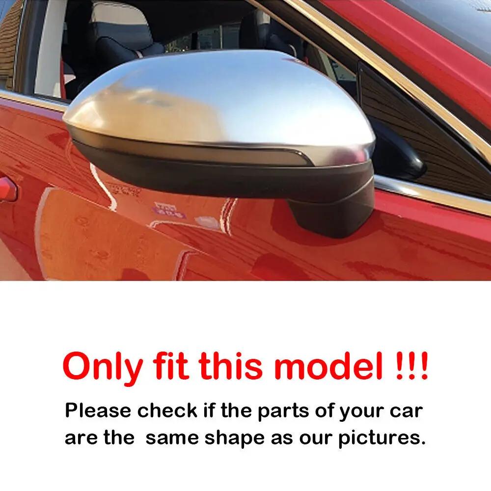 For Volkswagen VW Passat B8 2017-2019 Car Sticker Rearview Side Mirror Cover Wing Cap Exterior Door Rear View Case Trim Carbon