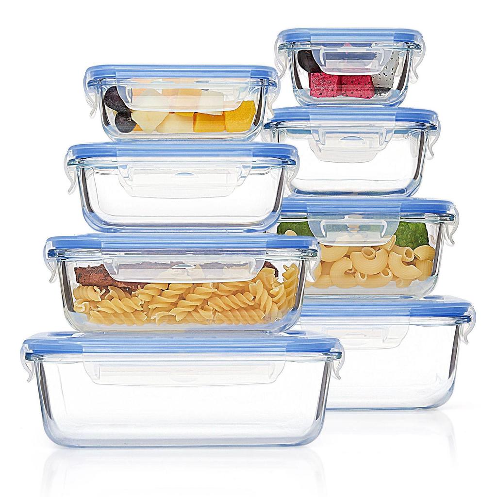 Borosilicate Glass Food Storage & Microwave Safe Bento Box Set