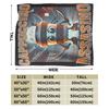 Italian Brainrot Animals Blanket  Cappuccino Assassino Fleece Awesome Soft Throw Blankets for Home  Winter