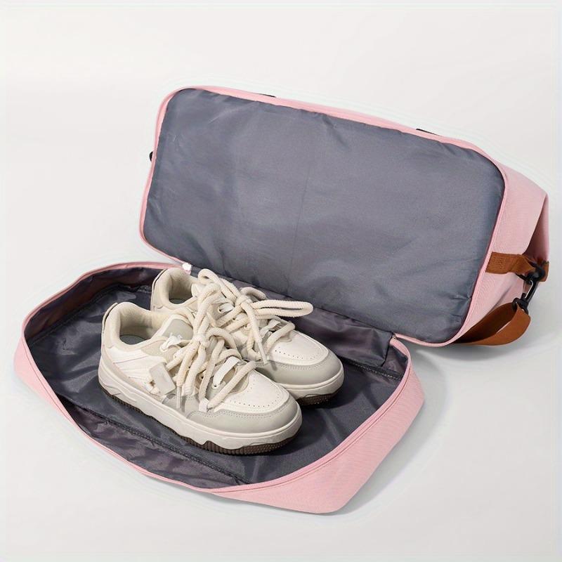 Large Capacity Versatile Travel Bag with Shoe Compartment - Durable Oxford Fabric, Portable Sports Gym Storage Bag, Weekender Overnight Bag