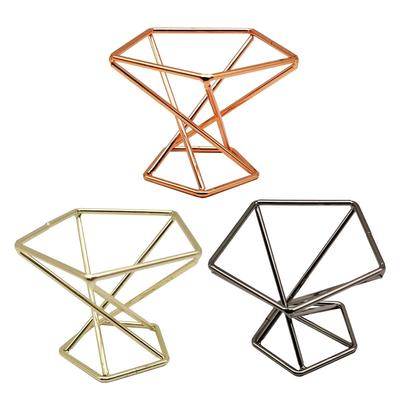 Supporto per asciugatura in spugna a forma di rombo Strumento cosmetico Riutilizzabile Comodo Porta trucco di bellezza Accessori per la vanità