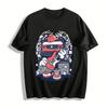 Vintage Cassette Electric Guitar Rock Graphic Unisex Casual Tee Pure Cotton T-shirt