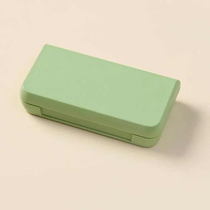 3Grids Mini Pill Case Portable Travel Pill Box - One Day Tablet Storage Container Plastic Medicine Holder Organizer