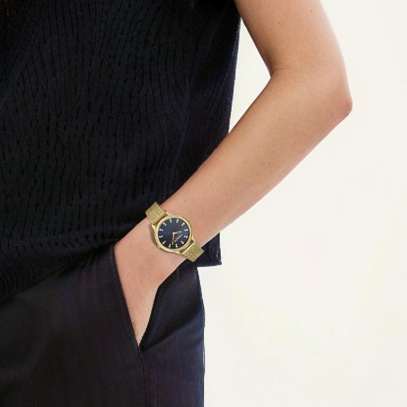 Coach Watch Quartz Movement Stainless Steel Strap 32mm Black Dial Women's Watch Life Waterproof 14504218