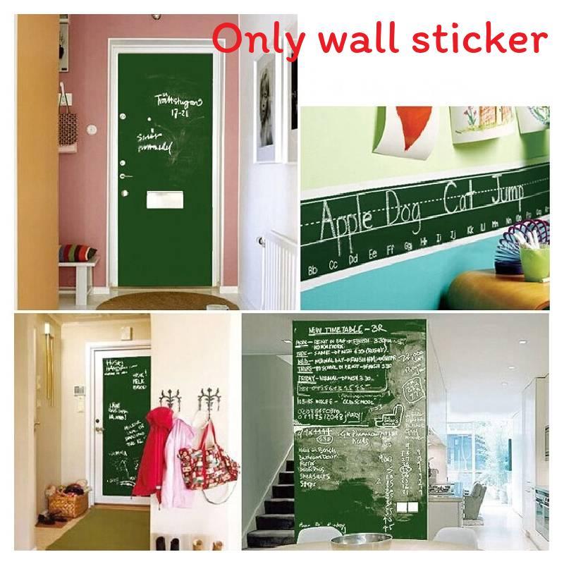 Writable Pvc Wall Sticker Repositionable Blackboard For Kids Doodling And Learning