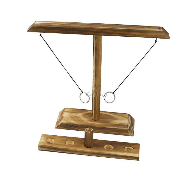 Amazon s popular ring-throwing hook game double board game interactive wooden ring-throwing toy  33cm