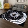 B-BBS Racing Classic Car Cool Motor 3D Print Carpet Rug Art for Room Decor Home Bedroom Gifts Kids Area Rug Non-slip Floor Mat