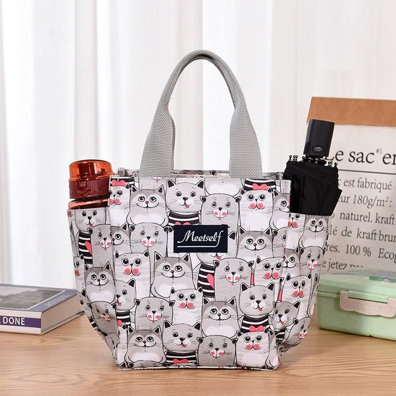 Zippered Insulated Oxford Lunch Bag – Spacious Tote for Food, Work, School & Mommy Essentials