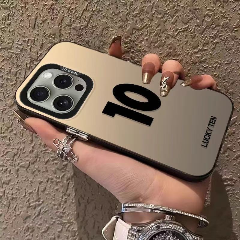 New Lucky Number for Iphone16 Mobile Phone Case Apple 15promax/14/11/13 Pro12 Europe and America